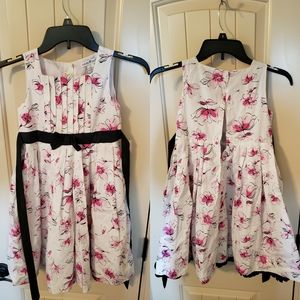 White and Pink Flower Dress